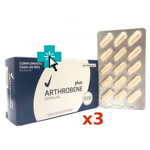 Arthrobene Plus 60 cápsulas x3